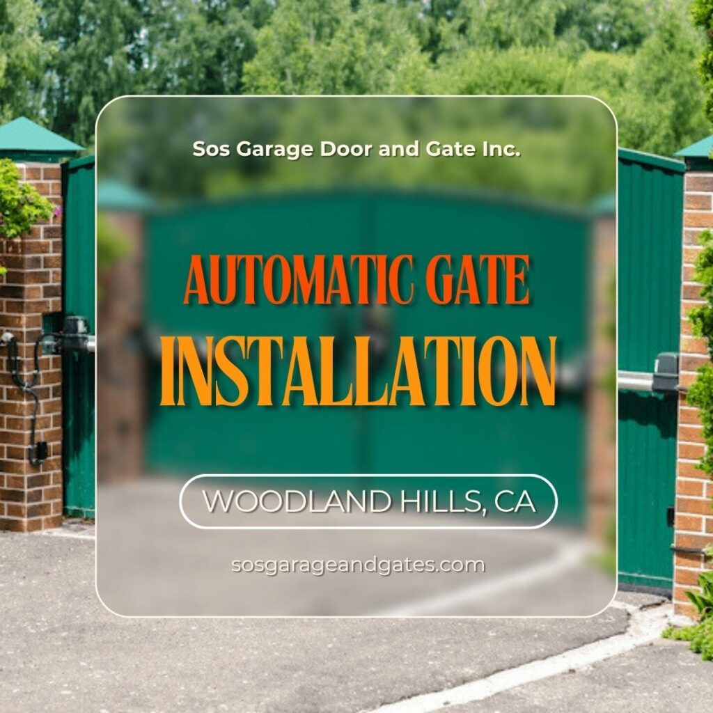 Automatic gate installation