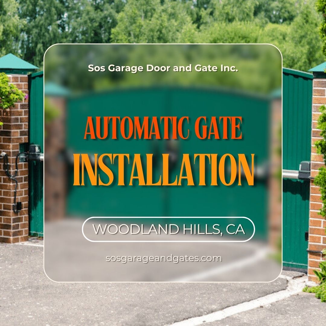 Automatic gate installation