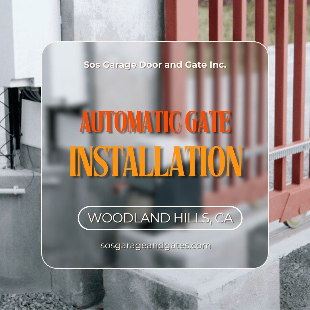 Automatic gate installation
