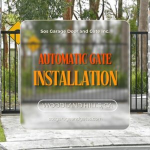 Automatic gate installation
