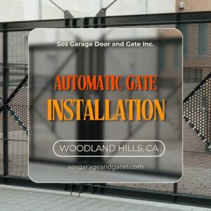 Automatic gate installation