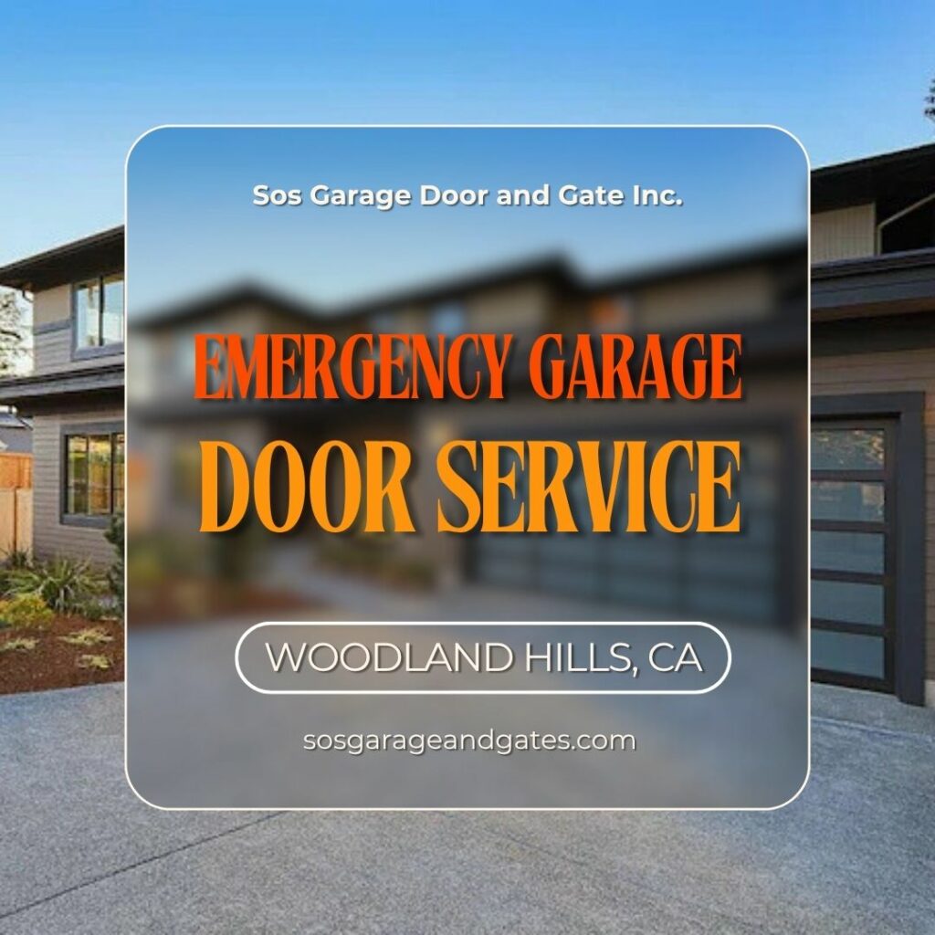 Emergency garage door service