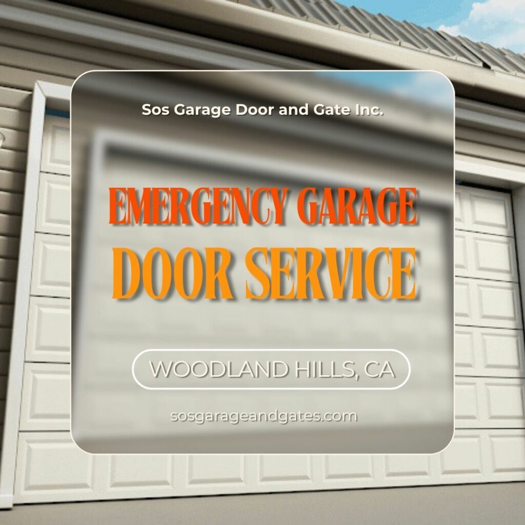 Emergency garage door service