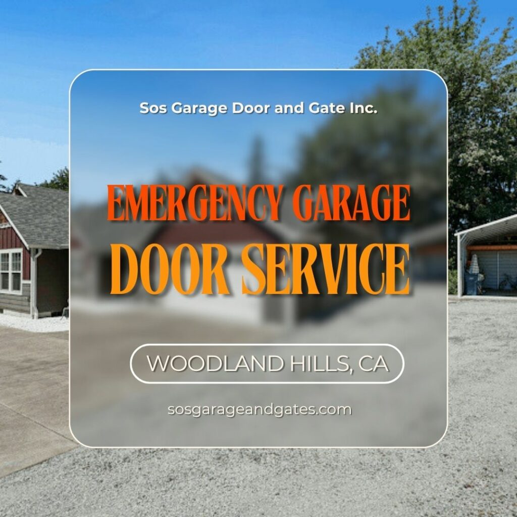 Emergency garage door service