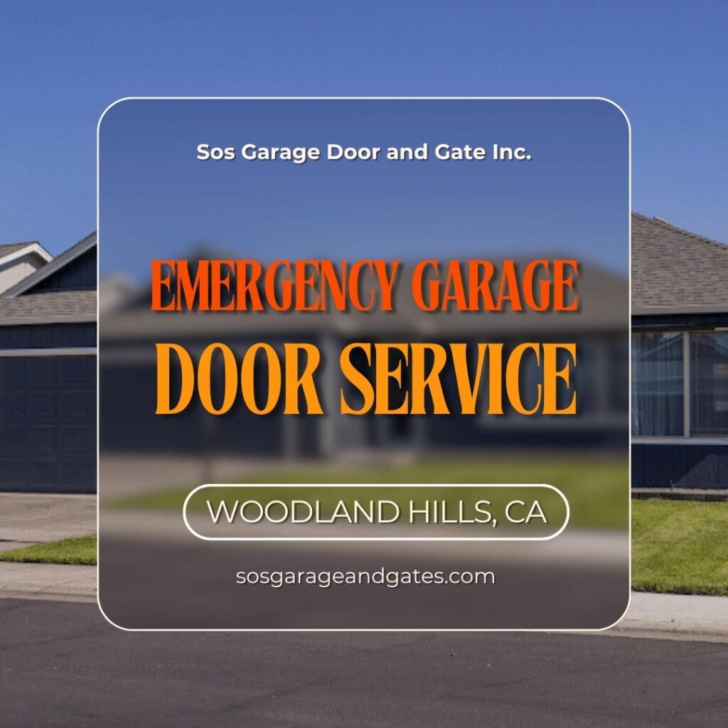 Emergency garage door service
