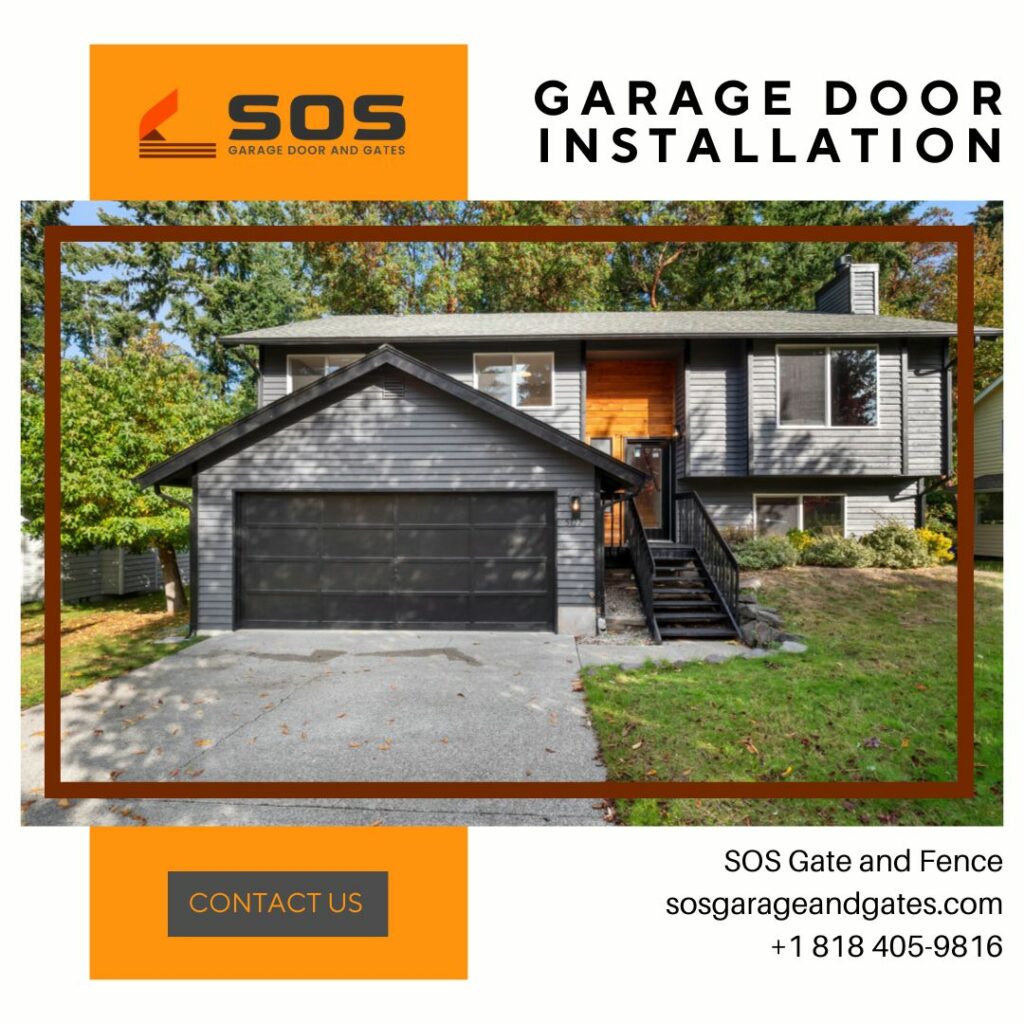 Garage door installation
