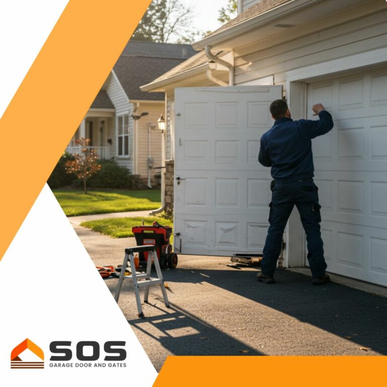 Emergency garage door service