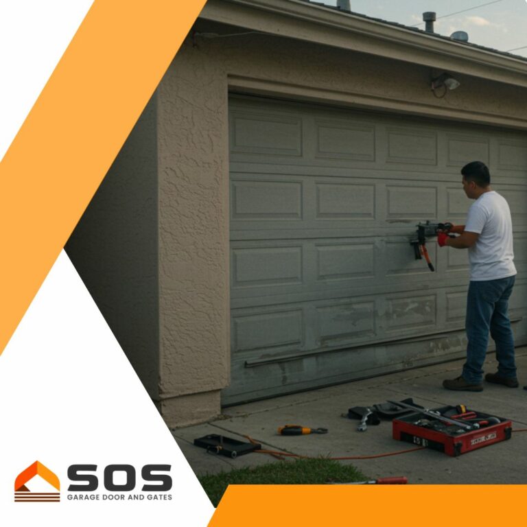 Emergency garage door service