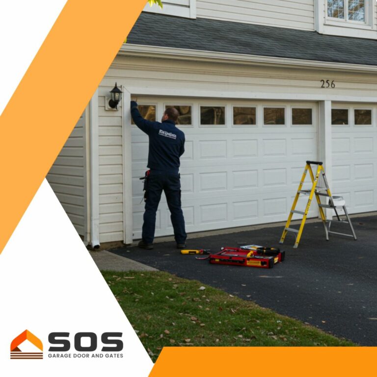 Emergency garage door service